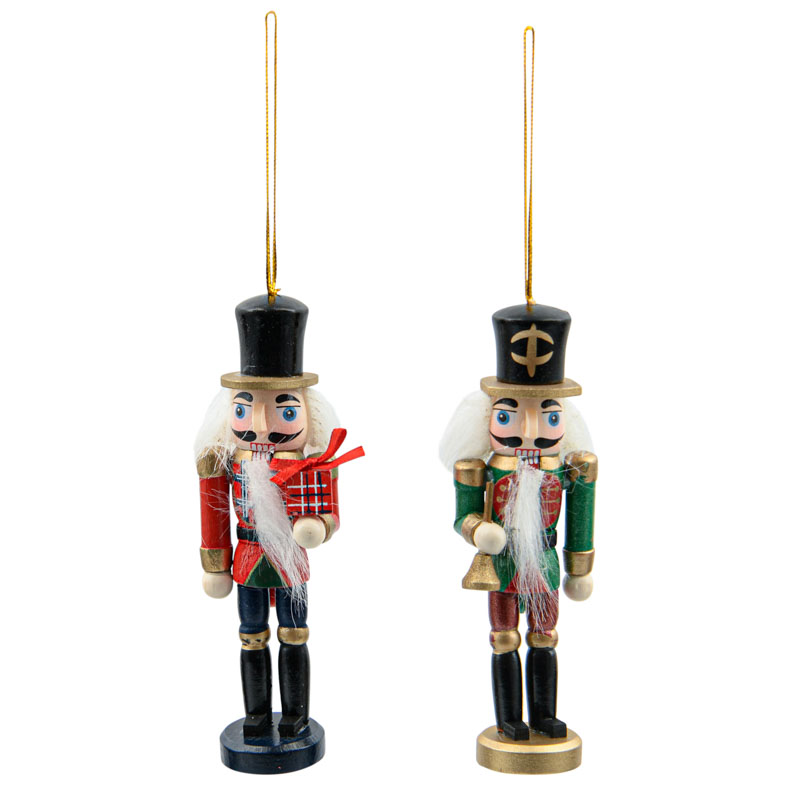 Lot De 30 Décorations De Noël Suspendues - Casse-noisettes, Bonhommes De Neige En Aluminium
